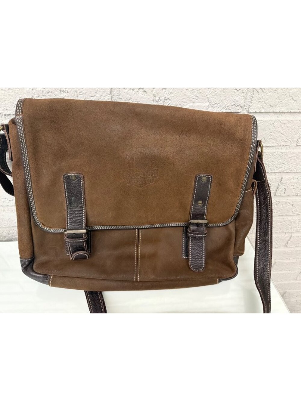 Bellino Brown Bacardi Oakheart Leather Men Limited-Edition Messenger Bag